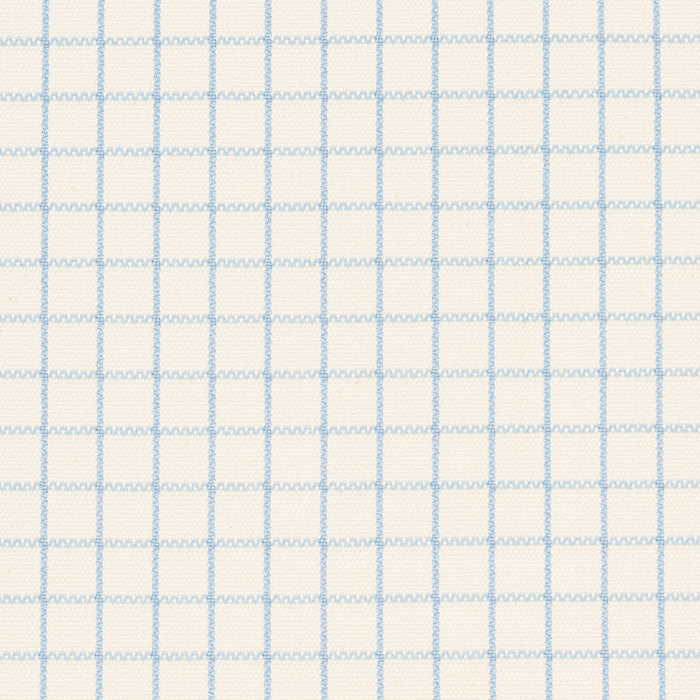 Schumacher Georgie Reversible Check China Blue Fabric 83690
