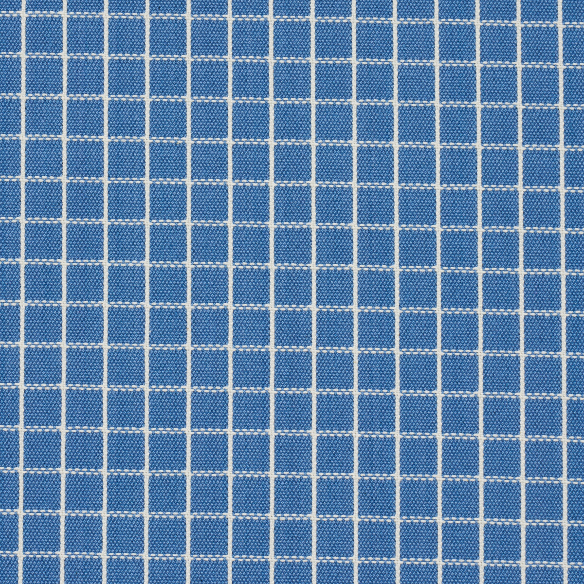 Schumacher Georgie Reversible Check Indigo Fabric 83691