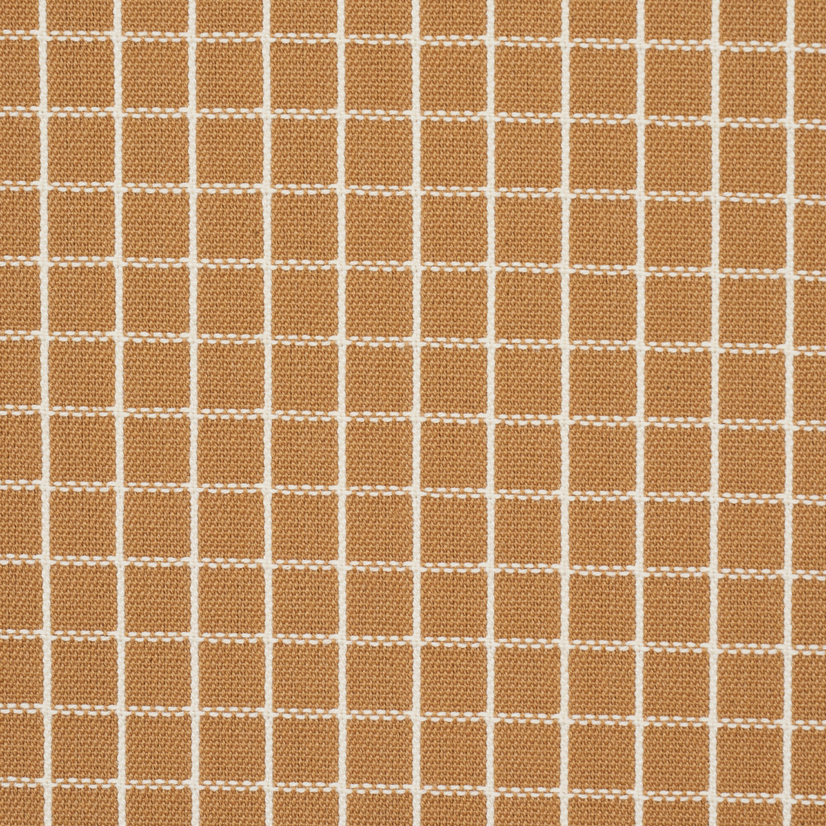 Schumacher Georgie Reversible Check Neutral Fabric 83692