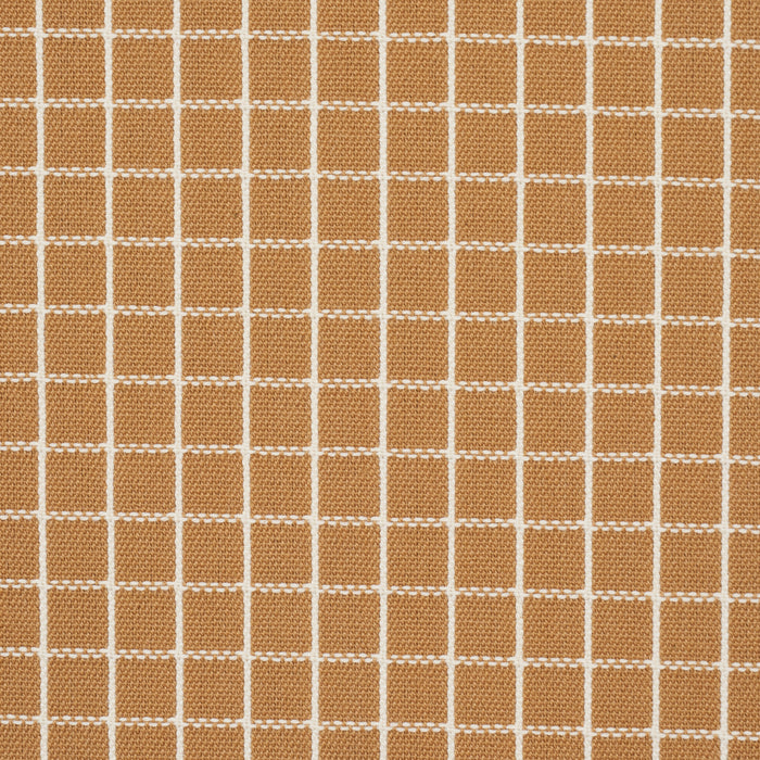 Schumacher Georgie Reversible Check Neutral Fabric 83692