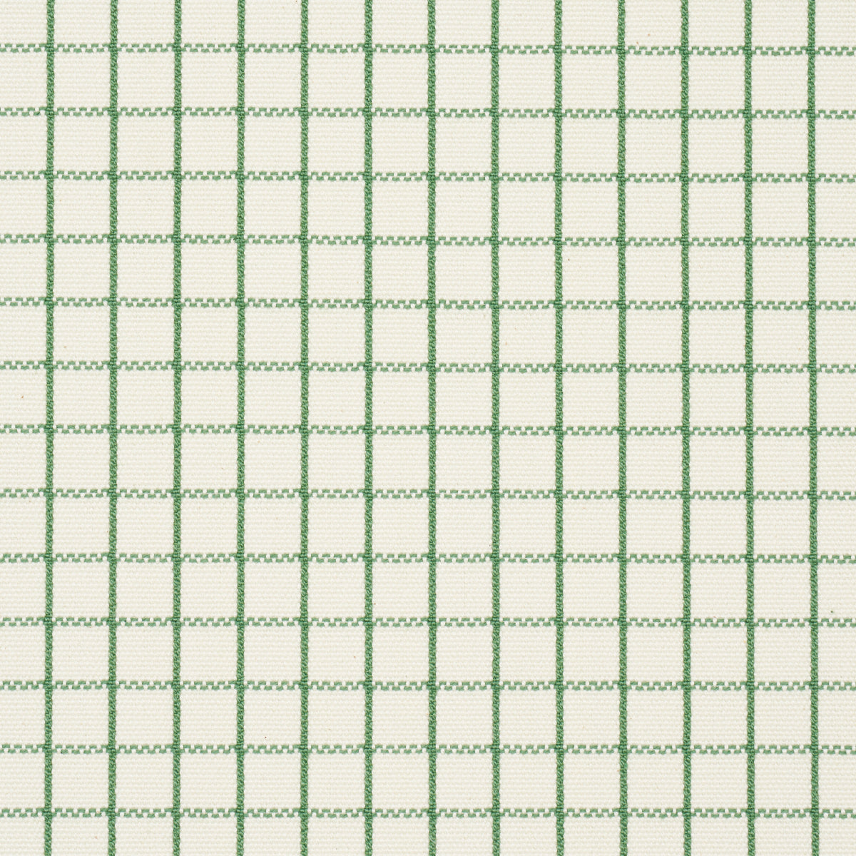 Schumacher Georgie Reversible Check Emerald Fabric 83693