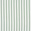 Schumacher Birdie Ticking Stripe Leaf Green Fabric 83700