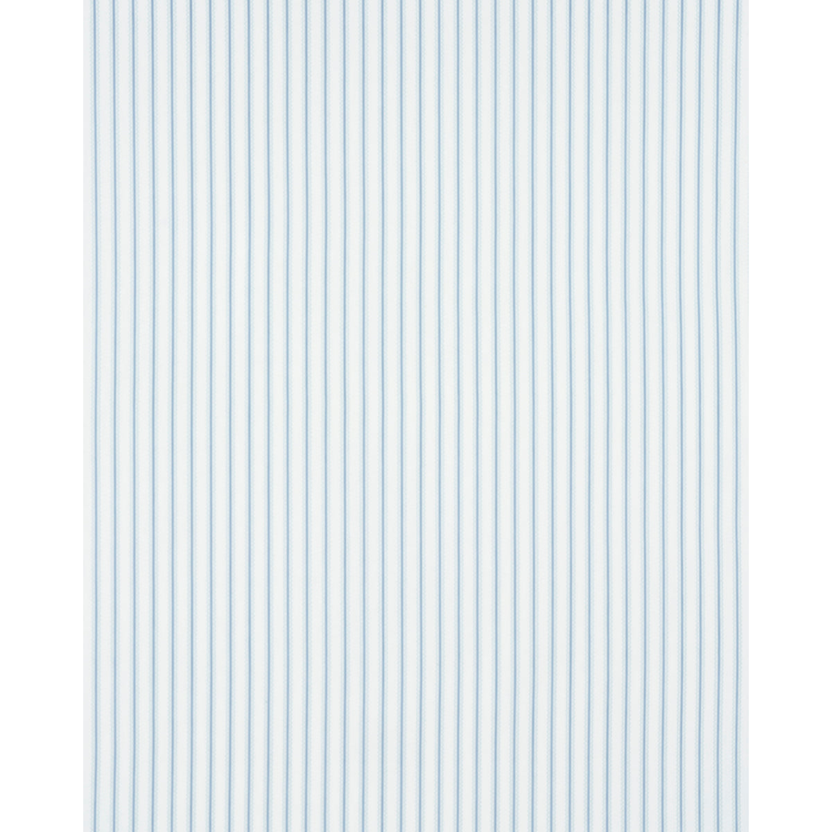 Schumacher Birdie Ticking Stripe China Blue Fabric Sample 83701