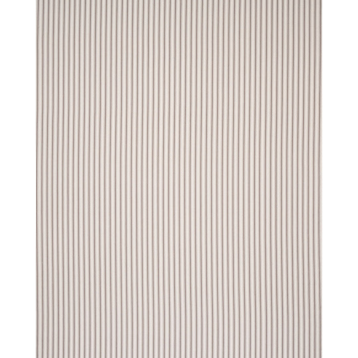 Schumacher Birdie Ticking Stripe Brown Fabric Sample 83704