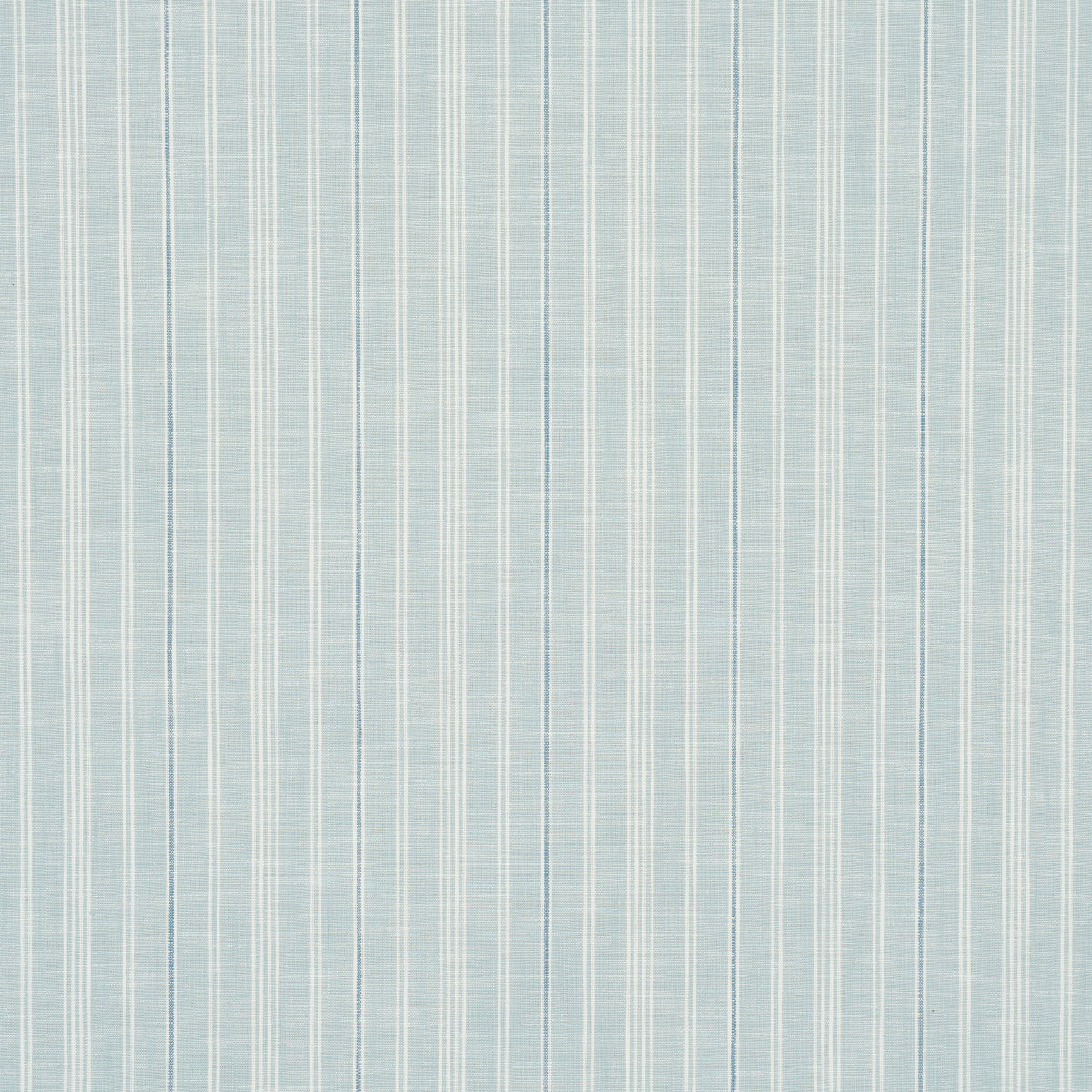 Schumacher Lucy Stripe China Blue Fabric Sample 83712