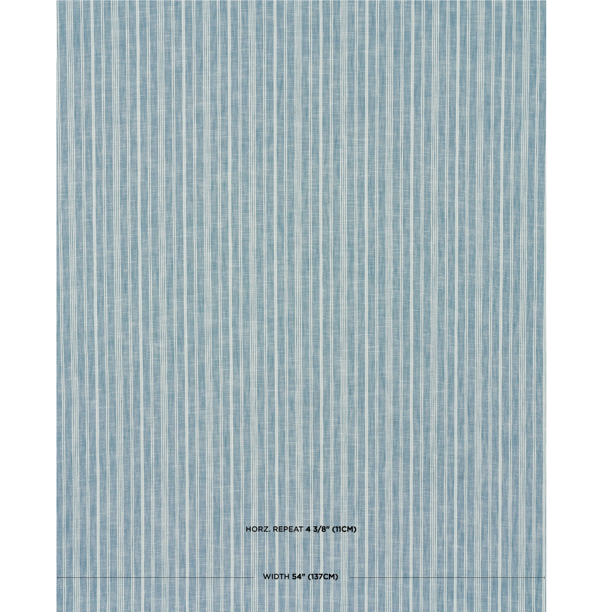 Schumacher Lucy Stripe Indigo Fabric Sample 83713
