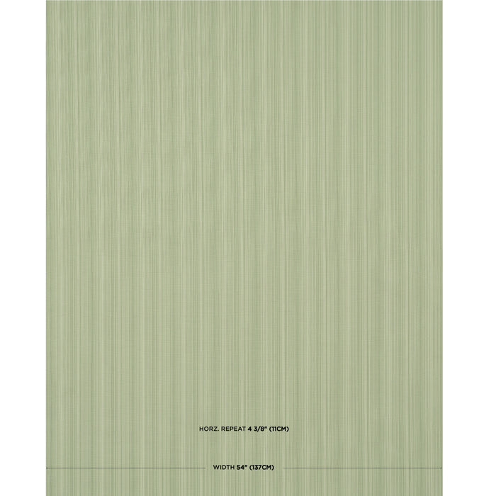Schumacher Gracie Solid Strie Leaf Green Fabric 83720