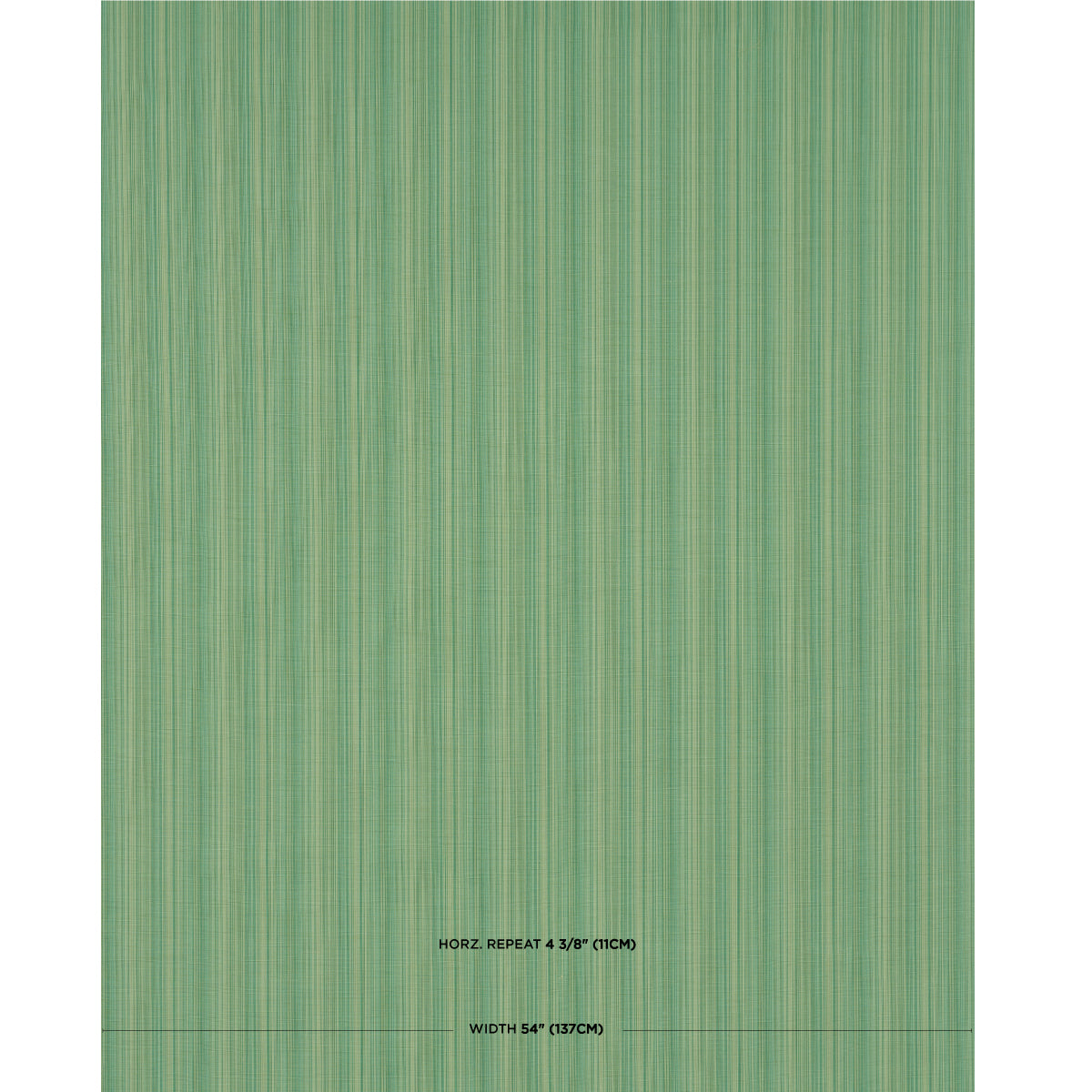 Schumacher Gracie Solid Strie Emerald Fabric Sample 83721