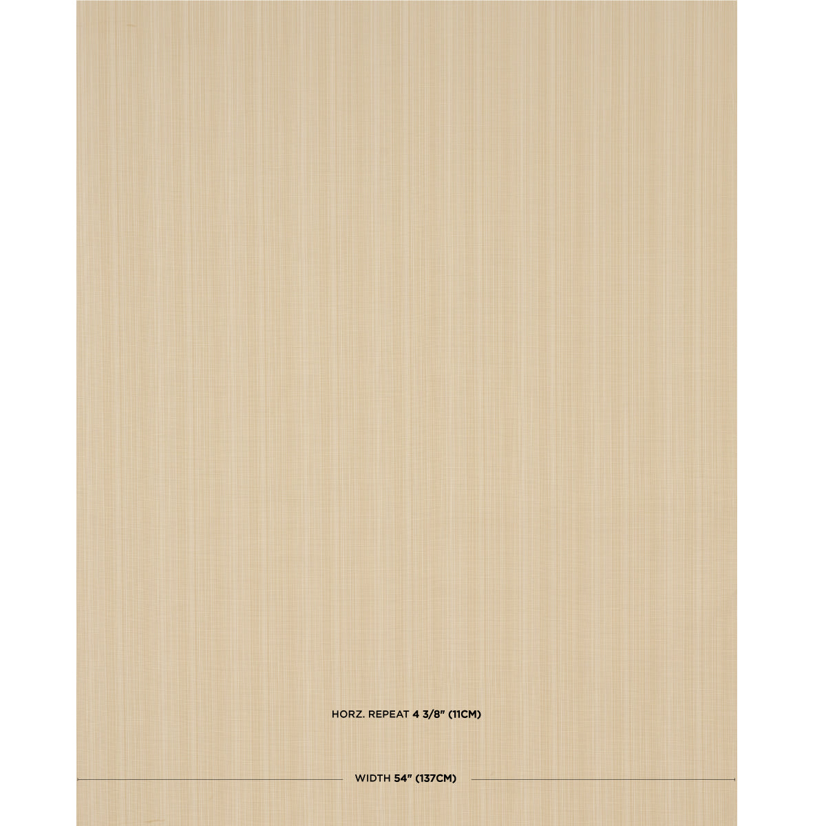 Schumacher Gracie Solid Strie Neutral Fabric Sample 83722