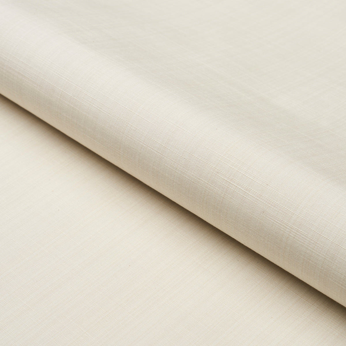 Schumacher Gracie Solid Strie Cream Fabric Sample 83723