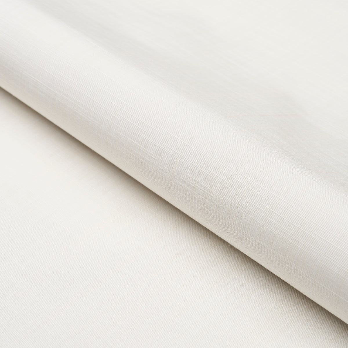 Schumacher Gracie Solid Strie Ivory Fabric Sample 83724