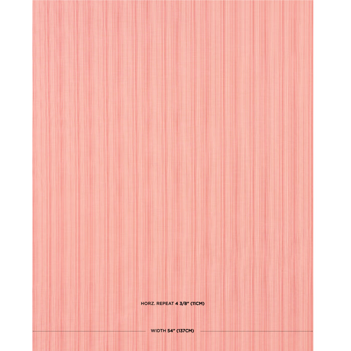 Schumacher Gracie Solid Strie Faded Red Fabric 83727