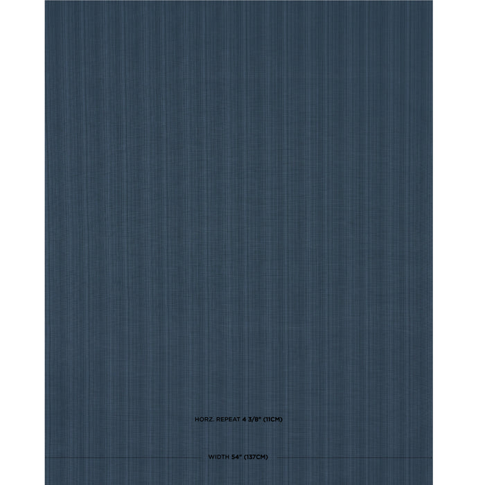 Schumacher Gracie Solid Strie Indigo Fabric 83730