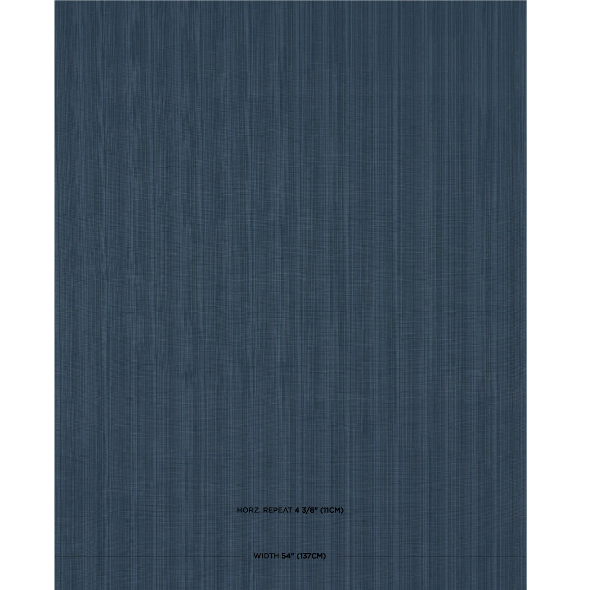 Schumacher Gracie Solid Strie Indigo Fabric Sample 83730