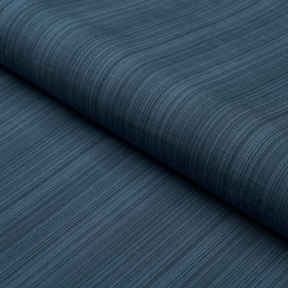 Schumacher Gracie Solid Strie Indigo Fabric Sample 83730