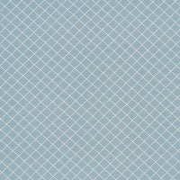 Schumacher Maggie Lattice China Blue Fabric 83760