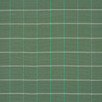 Schumacher Frannie Windowpane Green Fabric 83783