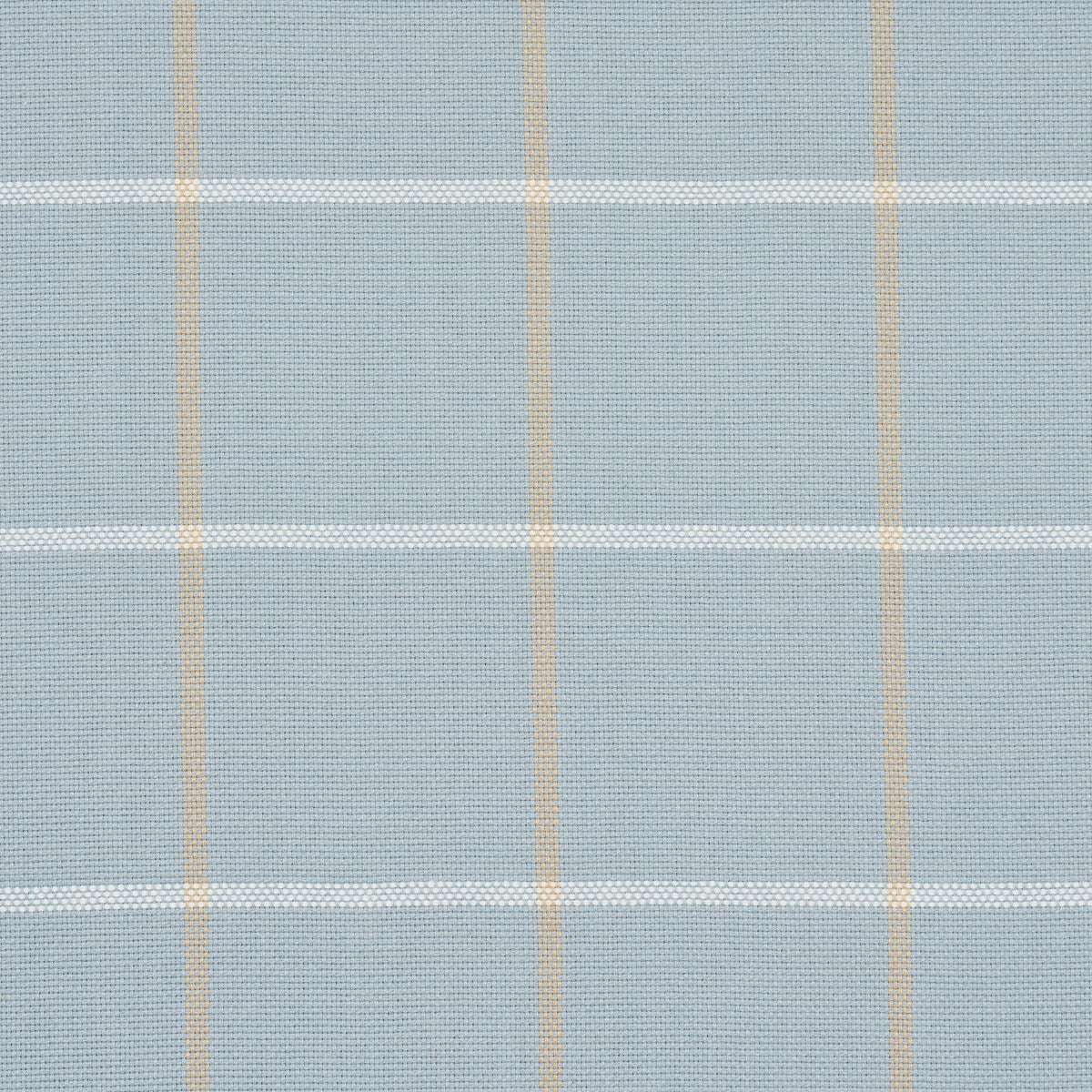 Schumacher Frannie Windowpane Light Blue Fabric 83785