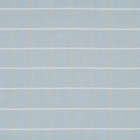 Schumacher Frannie Windowpane Light Blue Fabric 83785