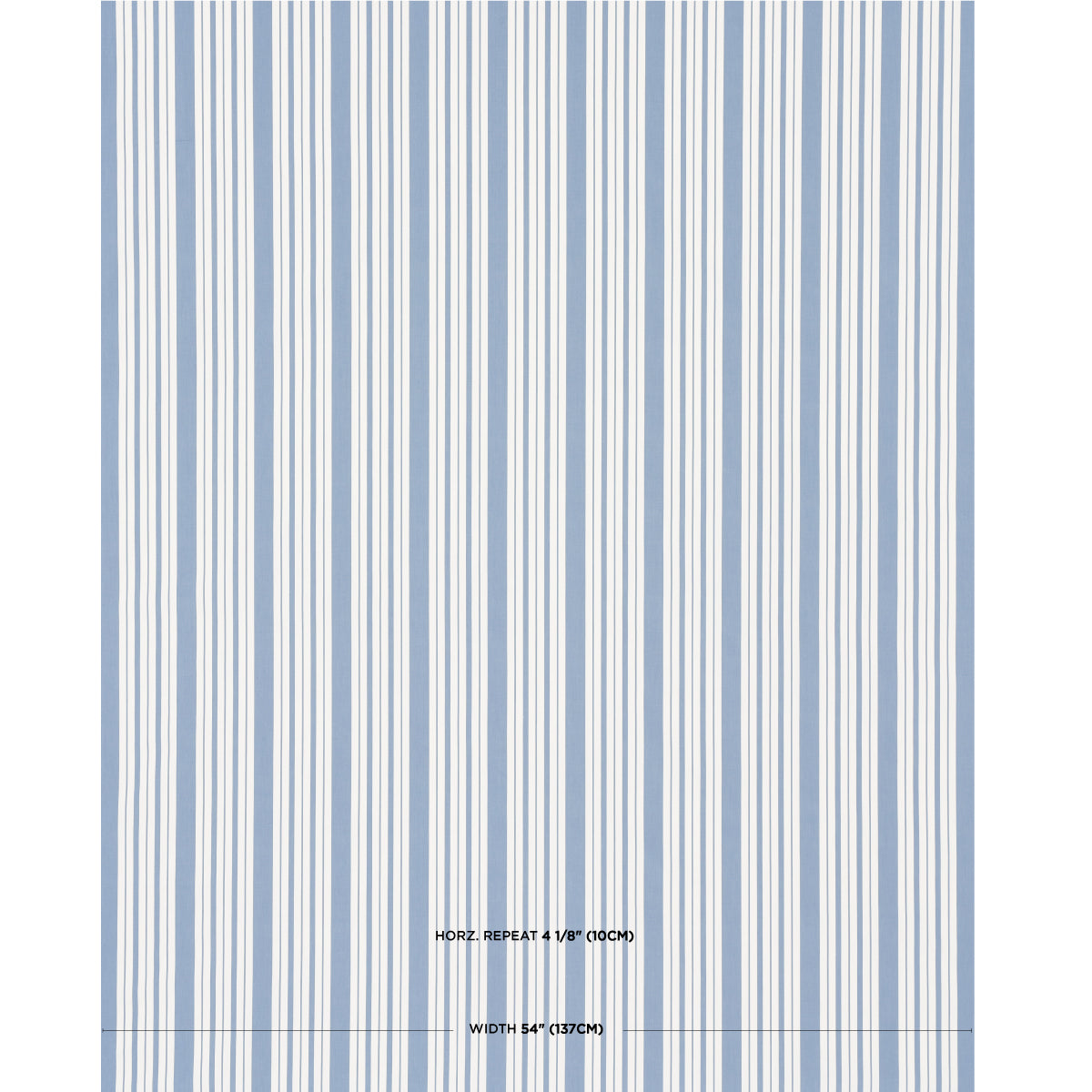 Schumacher Markie Stripe Cobalt Fabric 83800