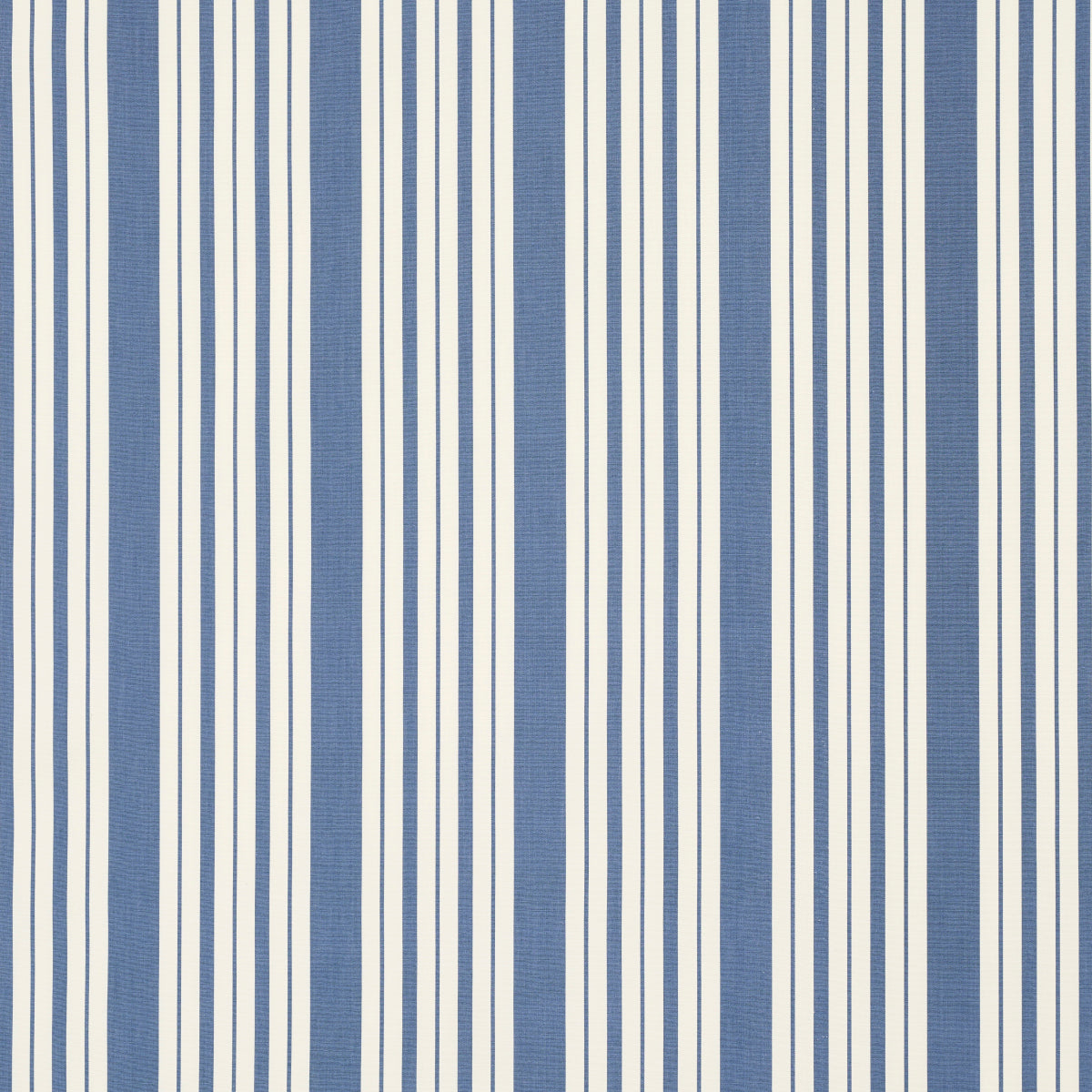 Schumacher Markie Stripe Indigo Fabric 83801