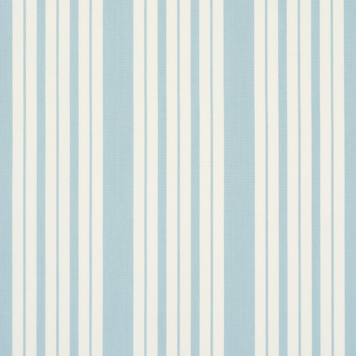 Schumacher Markie Stripe China Blue Fabric 83802