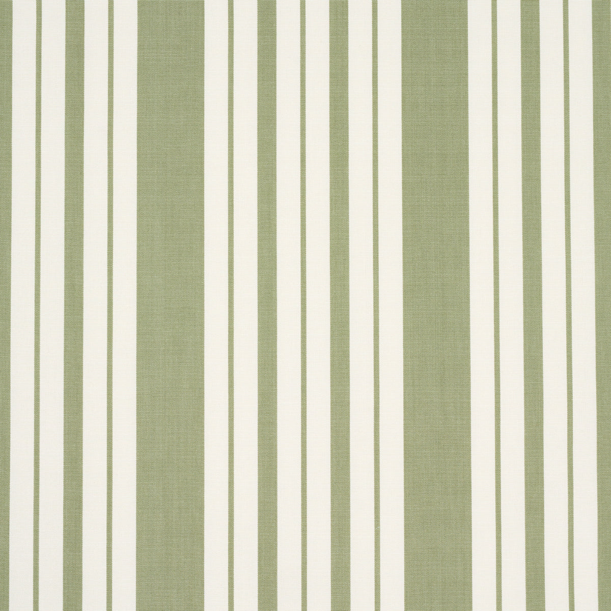 Schumacher Markie Stripe Leaf Green Fabric 83803