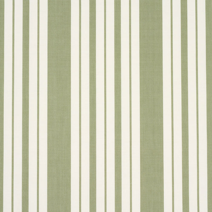Schumacher Markie Stripe Leaf Green Fabric 83803