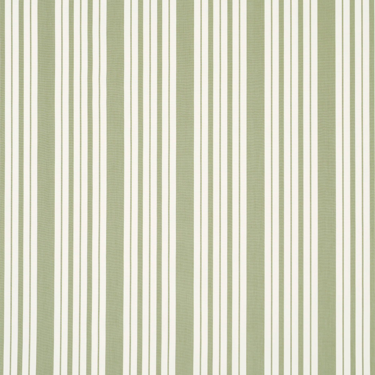 Schumacher Markie Stripe Leaf Green Fabric 83803