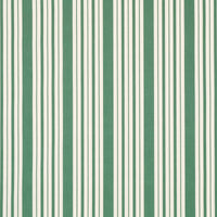 Schumacher Markie Stripe Emerald Fabric 83804