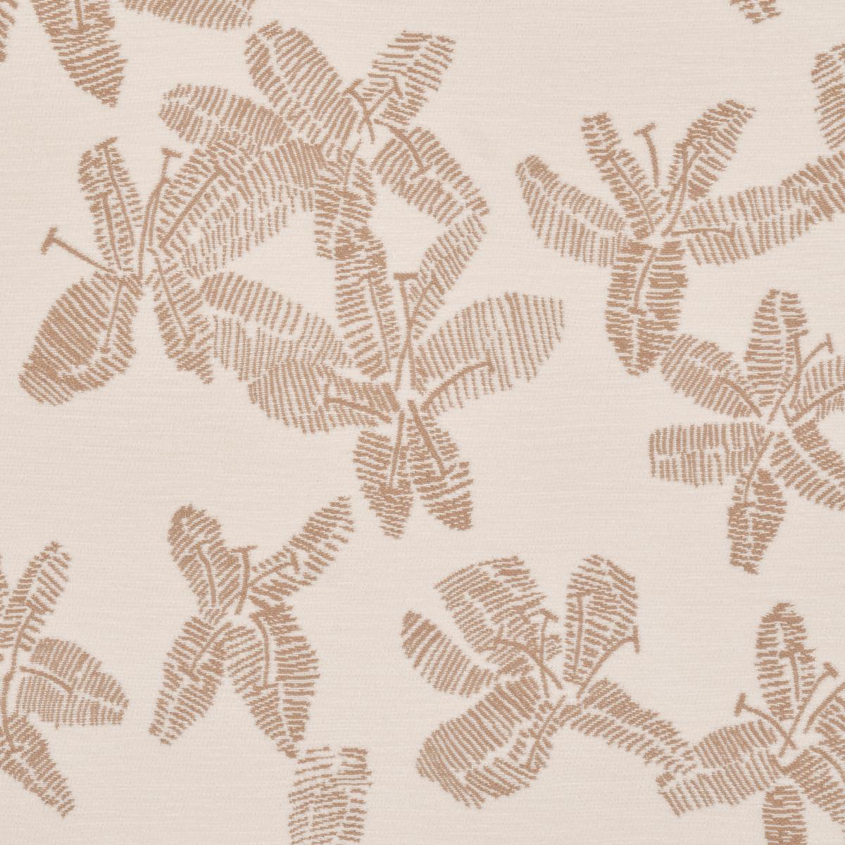 Schumacher Hibiscus Mistral Sand Fabric 83813