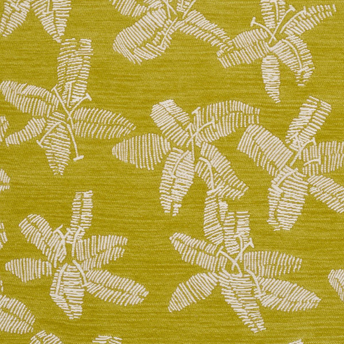 Schumacher Hibiscus Citron Vert Fabric Sample 83814
