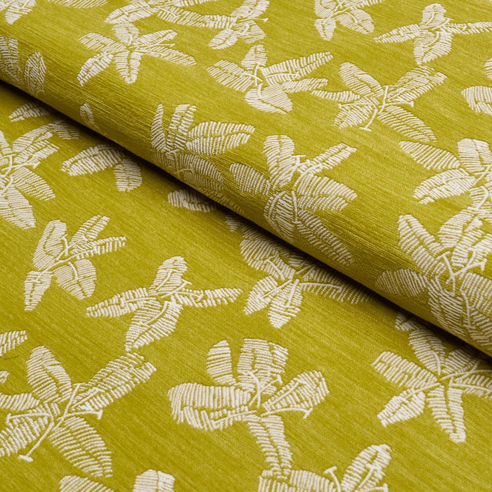 Schumacher Hibiscus Citron Vert Fabric 83814