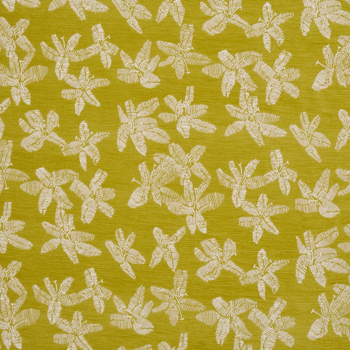 Schumacher Hibiscus Citron Vert Fabric Sample 83814