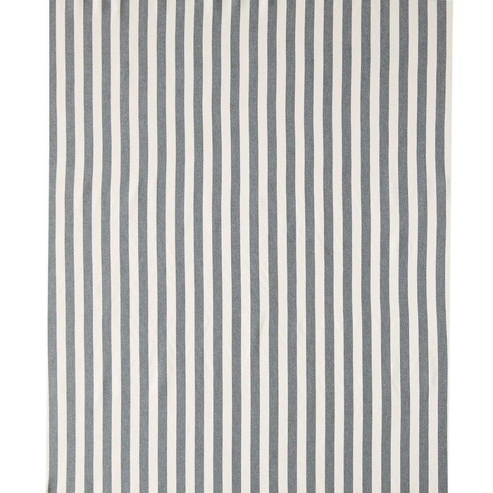 Schumacher Even Stripe Charcoal Fabric Sample 83840