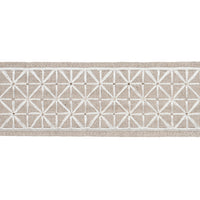 Schumacher Directoire Tape Narrow Ivory On Natural Trim 83850