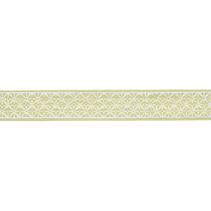 Schumacher Directoire Tape Narrow Citron Trim Sample 83853