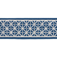 Schumacher Directoire Tape Narrow Bleu Marine Trim 83854