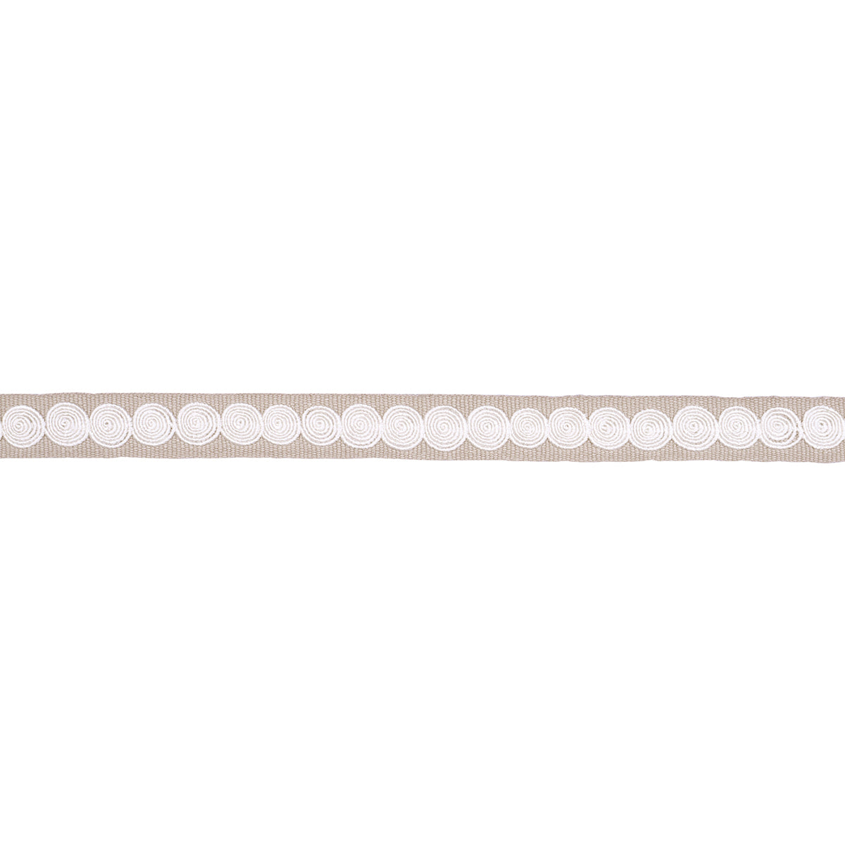Schumacher Castille Tape Narrow Neutral Trim Sample 83884