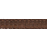 Schumacher Cotton Strie Tape Medium Chestnut Trim 83942