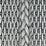 China Seas Newport Rattan Black Gray Fabric 8400-01W