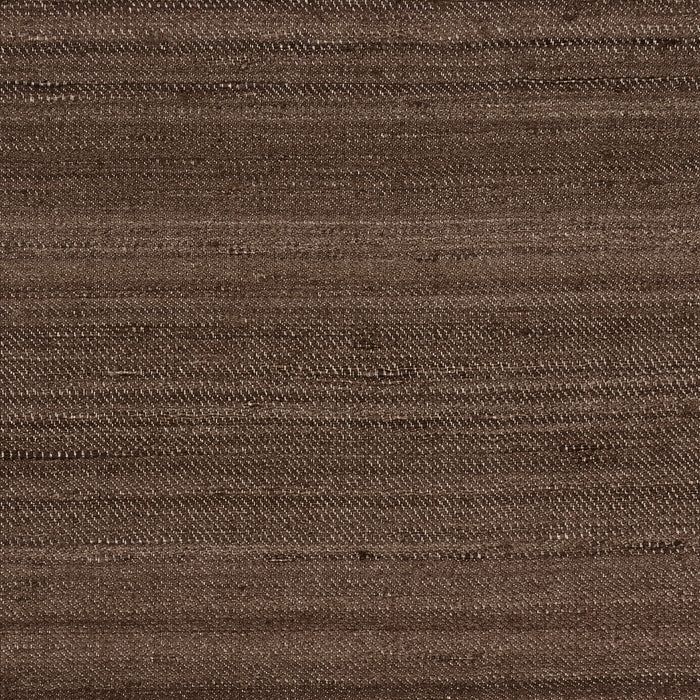 Schumacher Amir Handwoven Silk Casement Walnut Fabric 84072