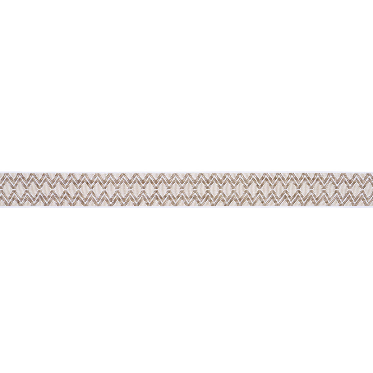 Schumacher Pinula Tape Oyster Trim Sample 84103