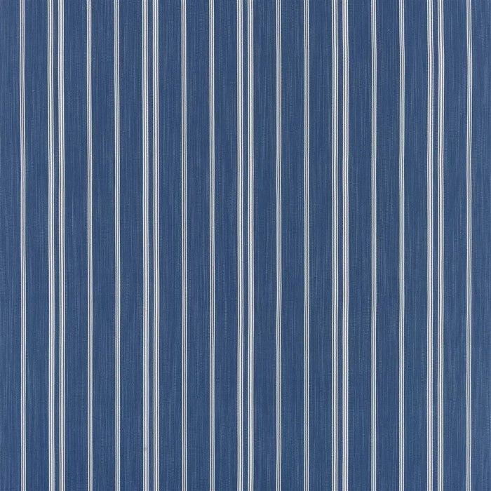 Ralph Lauren Batchelder Ticking Indigo Fabric Sample FRL5041/01
