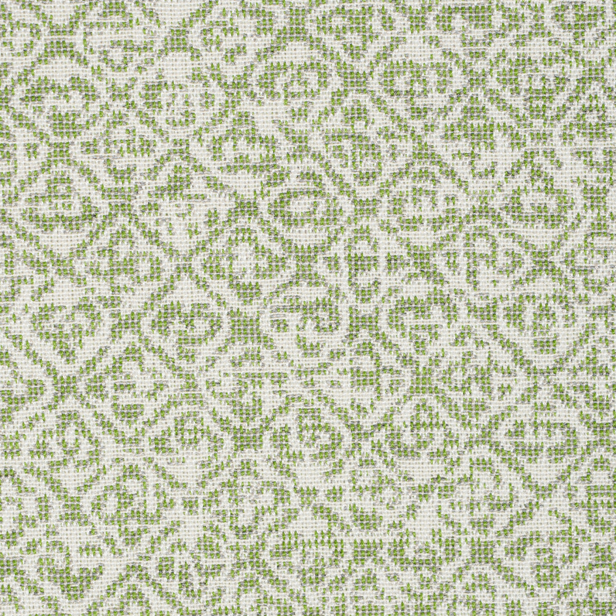 Schumacher Sarong Weave Indoor/Outdoor Leaf Fabric Sample 84302
