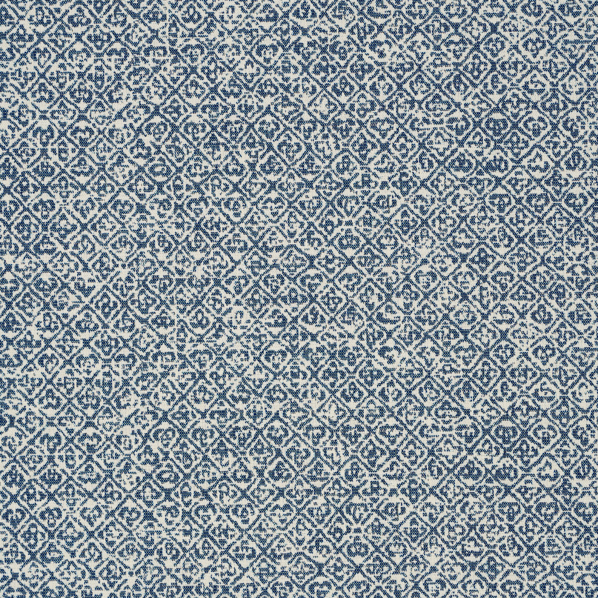 Schumacher Sarong Weave Indoor/Outdoor Indigo Fabric Sample 84303