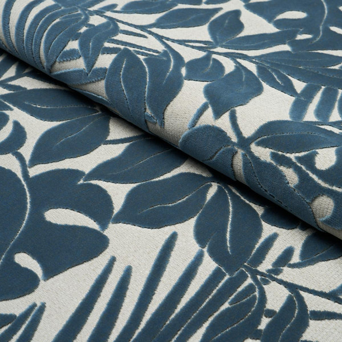 Schumacher Miramar Indoor/Outdoor Velvet Cadet Fabric Sample 84322