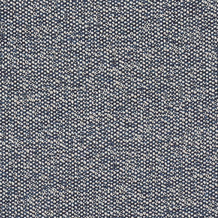 Schumacher Gus Indoor/Outdoor Indigo Fabric 84342