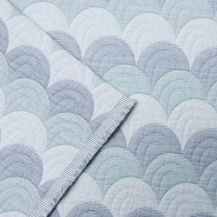 Schumacher Prairie Hills Blues Fabric 84360