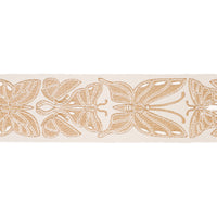 Schumacher Metamorphosis Tape Ivory & Gold Trim 84381